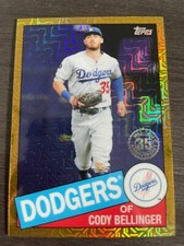 2020 Topps Silver Pack Cody Bellinger 1985 Chrome Gold Mojo Refractor serial /50