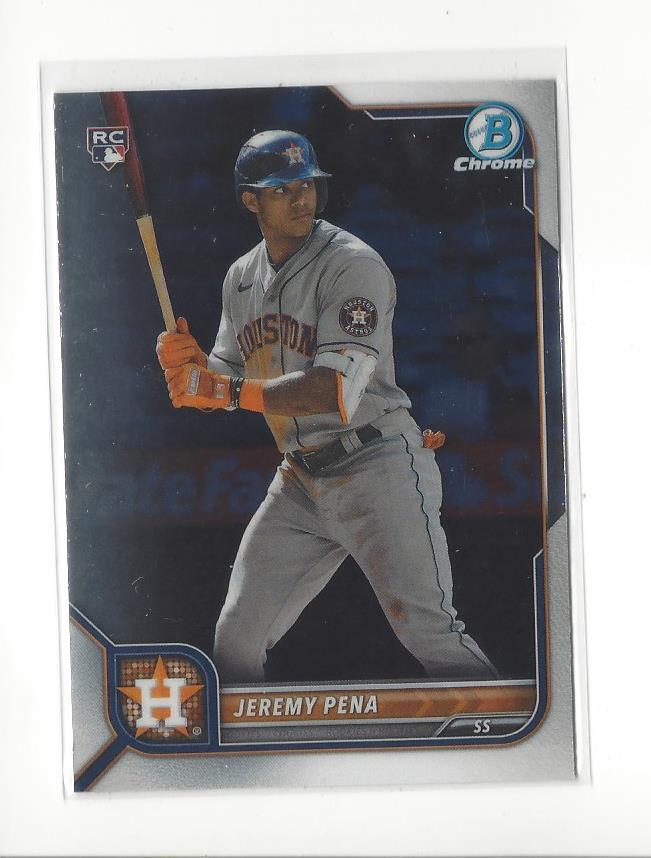 2022 Bowman Chrome #35 Jeremy Pena RC Rookie Astros