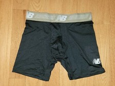 New Men's NEW BALANCE Polyester Blend 4" Fly Boxer Briefs Size S. Choose Color