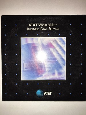 Vintage AT&T WorldNet Business Dial Service PC CD-ROM Netscape Communicator NEW