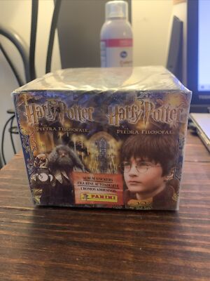 HARRY POTTER ROOKIE PHILOSOPHER'S STONE STICKER FACTORY SEALED 50 PACKS PANINI