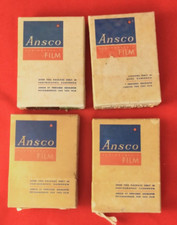 Vintage Expired Ansco Sheet Film 2 1/4 x 3 1/4" 1948  1949 2 Sealed 2 Open Box