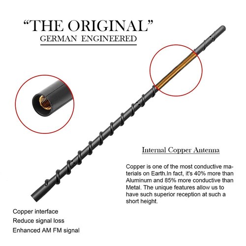 13 Inch Antenna for Dodge Ram 1500 2500 3500 2010-2023 2024, Dodge Ram 1500 A... - Picture 9 of 9