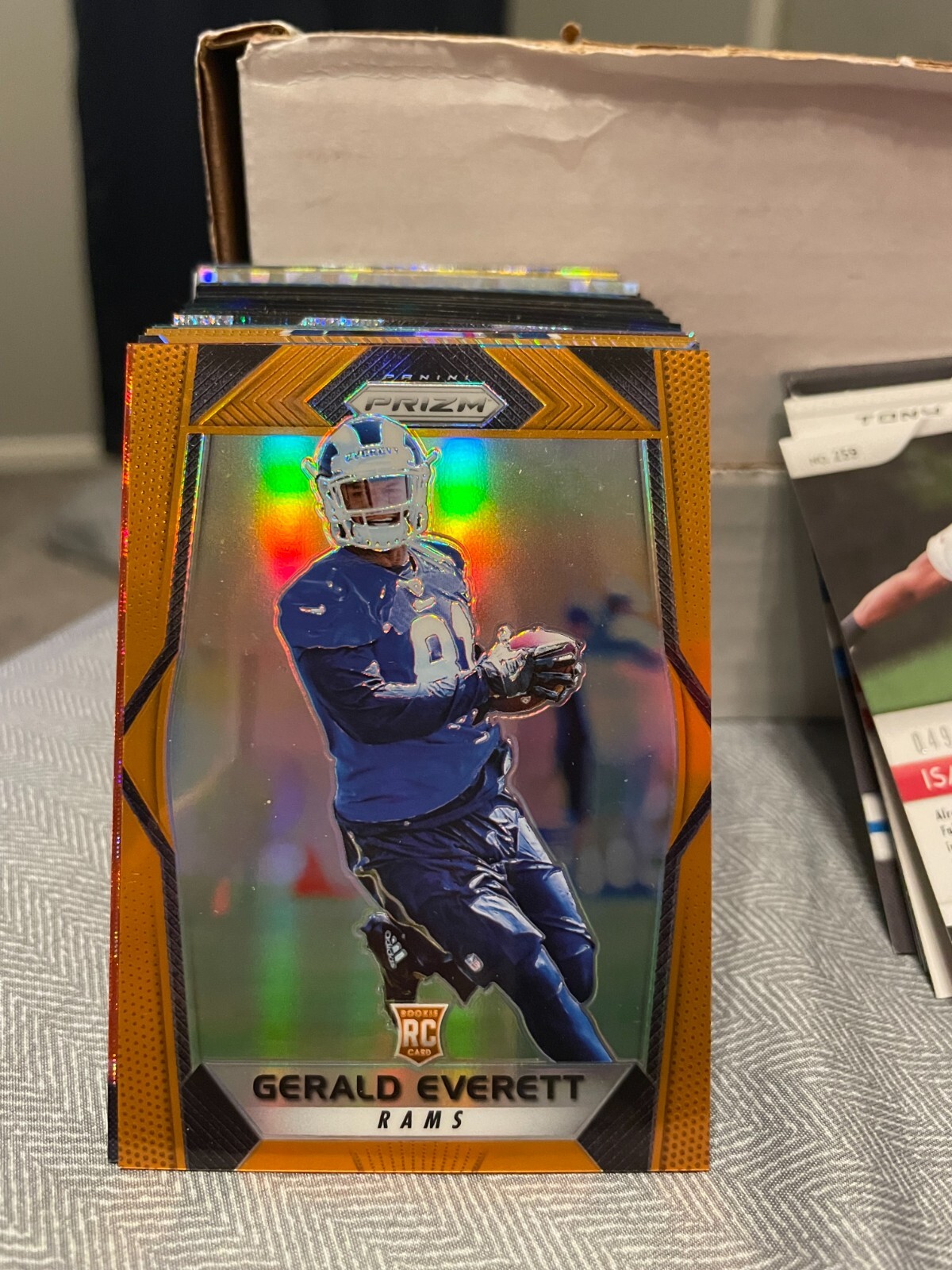 2017 Panini Prizm Prizms Orange #241 Gerald Everett RC/275 RAMS!