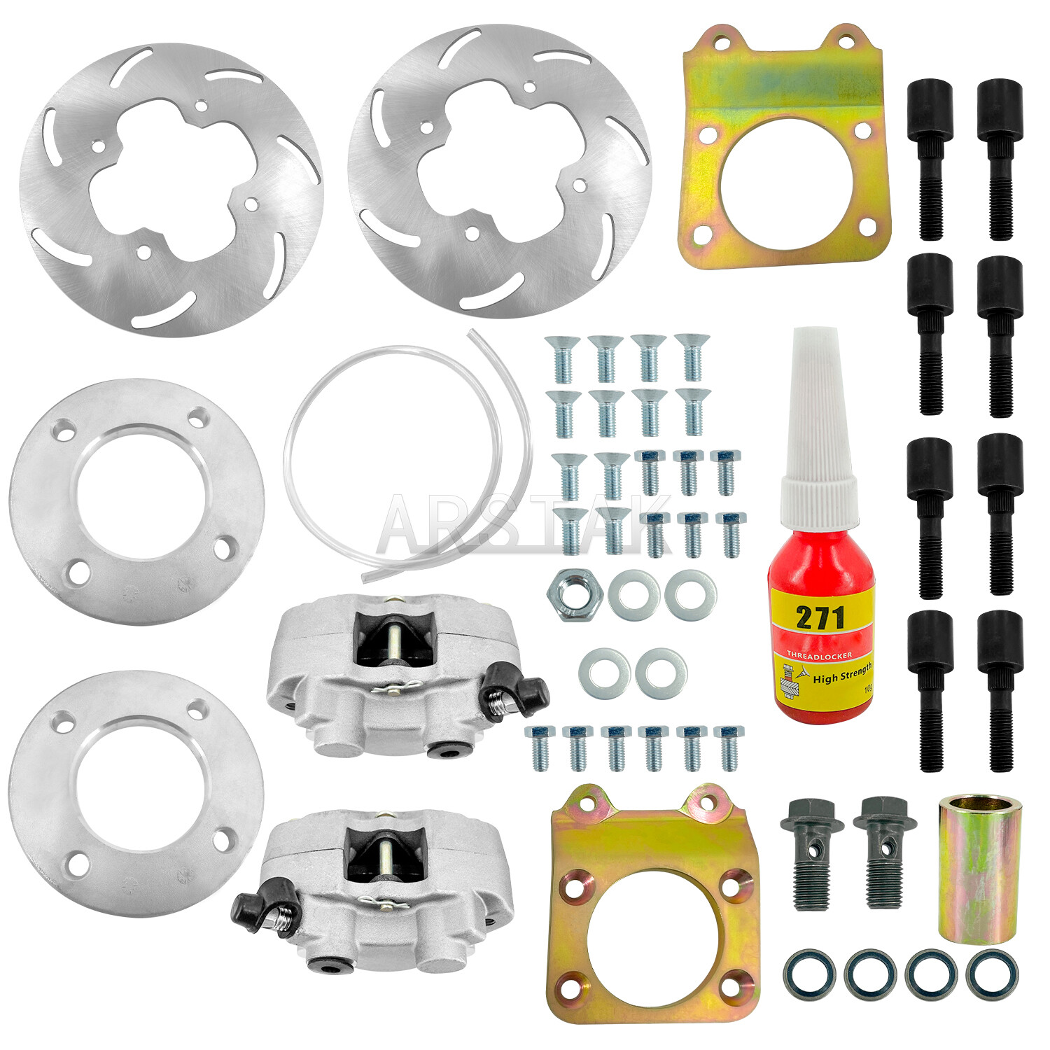 Front Disc Brake Conversion Kit For Honda Fourtrax 300 TRX300FW 4x4