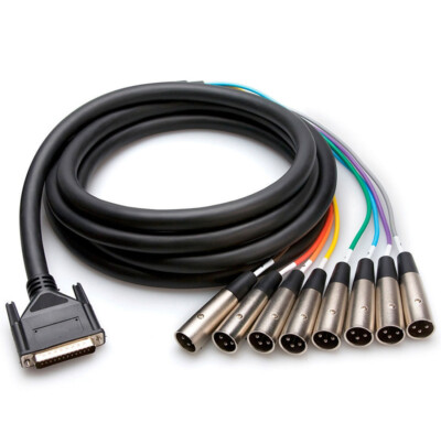 Hosa DTM-803 Multicore Kabel 8-fach XLR-M DB25 3m