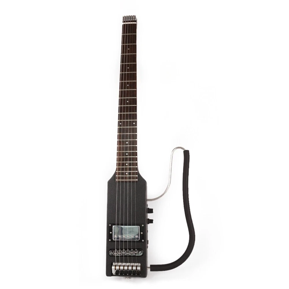 headless silent electric guitar built in effect portable travel