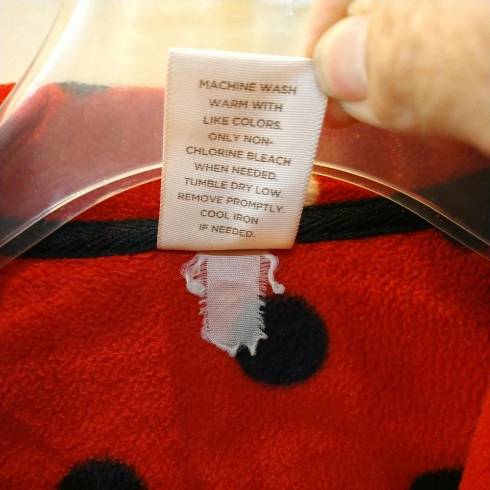 Sonoma LifeStyle Intimates 2 piezas Ropa de dormir polar Pijamas Damas M Largo Rojo Lunares Foto 3 de 4