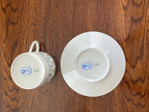 Ceralene Raynaud Limoges Lafayette 2 1/4" Cup & Saucer *Excellent Condition* - Picture 4 of 5