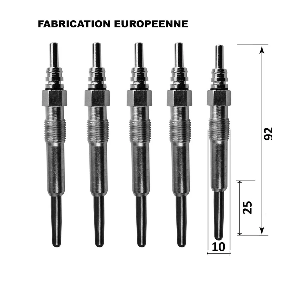 5 Bougie Préchauffage pour LT28 T4 2.5 TDI 5 Cylindres = 0250202022 - Photo 2/4
