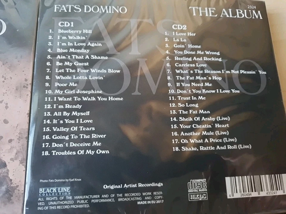 Fats Domino: The Album - 2 CD 2017 , 36 HITS, NEU/OVP In FOLIE VERSIEGELT - Bild 2 von 2