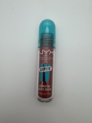 NYX Professional Makeup Lip IV Hydrating Gloss Serum, Lipgloss Drippin in Rose