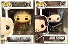 GAME OF THRONES Funko Pop! GOT LOVERS SET - DAENERYS 03 & JON SNOW 07 2014 Cases