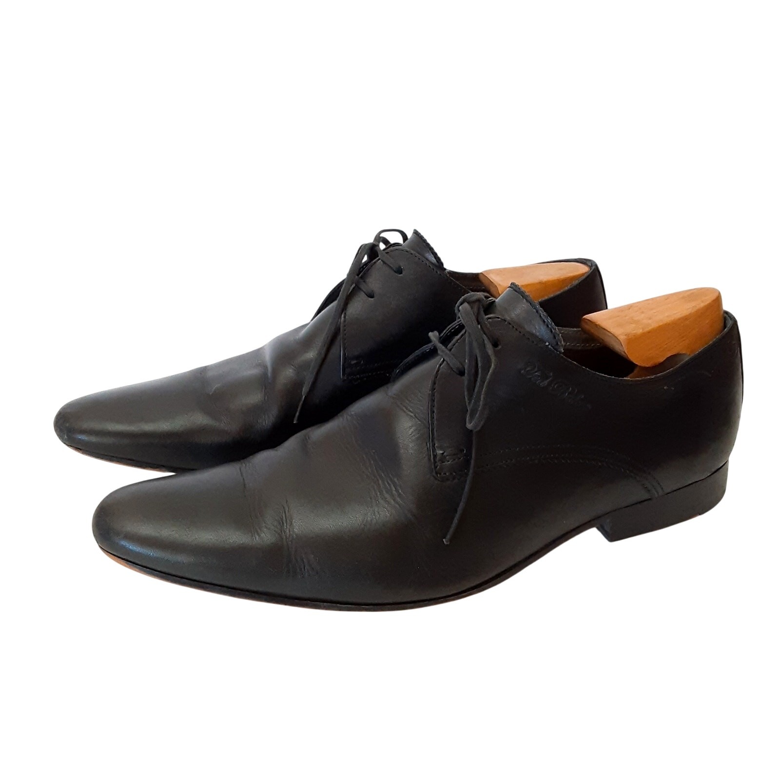 SAOLA Scarpe eleganti Ted Baker London Hake Derby Oxford in pelle da uomo 10 nere