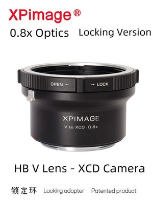 XPimage 0.8x Focal Reducer Lens Adapter for Hasselblad V Lens to XCD X2D Camera