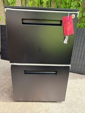 Metal Desk Cabinet With 2 Drawers - Lockable
