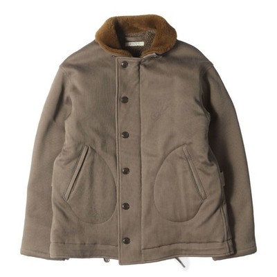 Old Joe Jacket Sage Size: 38 (M) | 20AW Collar Mouton Boa N-1 Deck Used BEEG-0