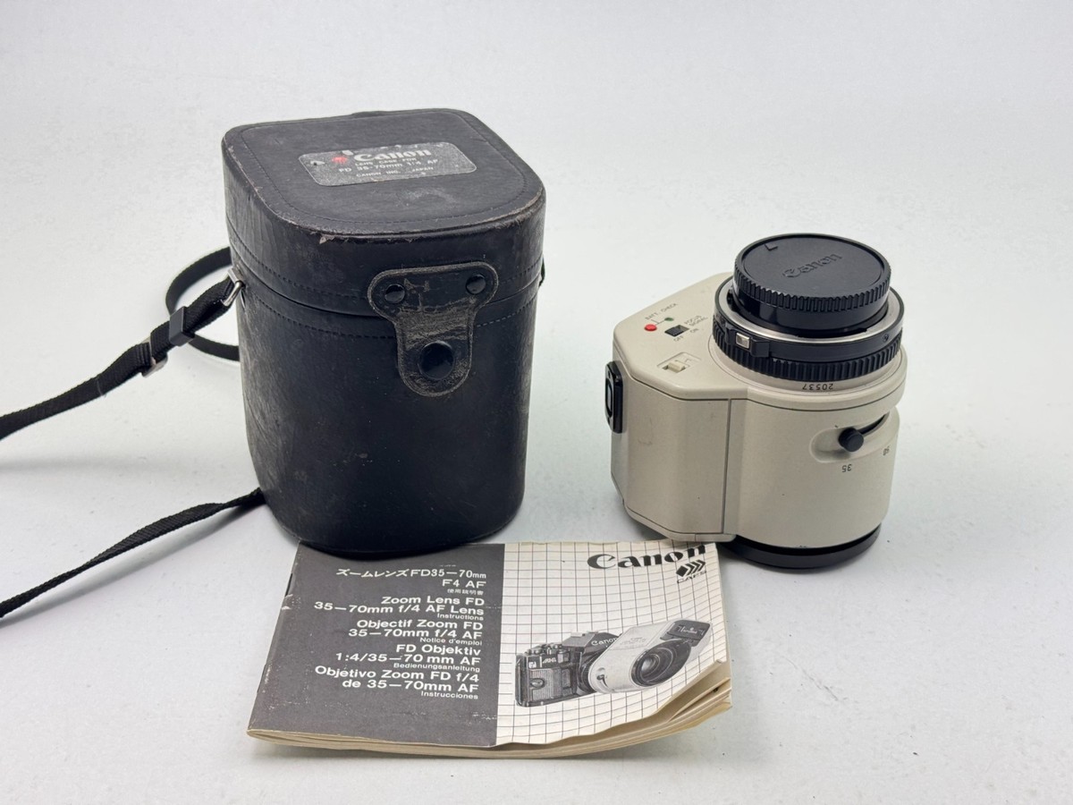 Vintage Japan Canon Zoom Lens FD 35 70mm 1:4 AF Autofocus