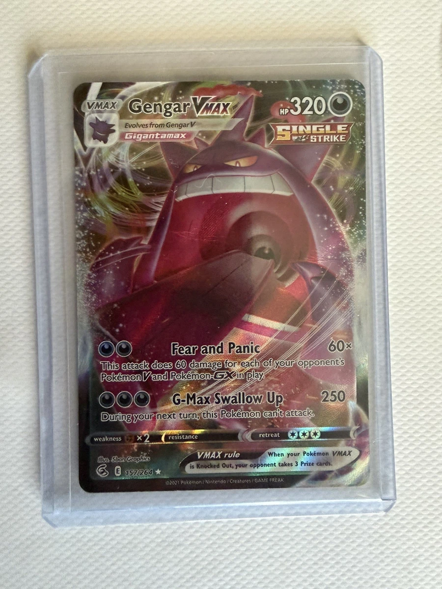 Gengar VMAX 157/264 Swsh08: Fusion Strike for sale | eBay