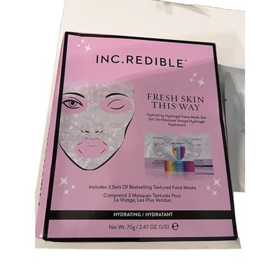 INC.redible Fresh Skin This Way Hydrogel Mask 3-ct | Hydrating & Glowing Skin