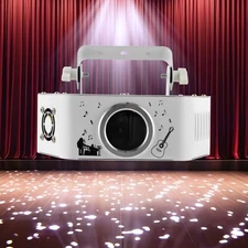 White Laser Show Lighting 4 Modes Stage Light 7500K Laser Projector Disco DJ KTV