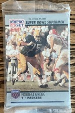 1990 Pro Set Super Bowl Supermen Green Bay Packers Team Set 14 Football Cards