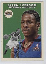 2000-01 Fleer Tradition Allen Iverson #152 HOF 17fe