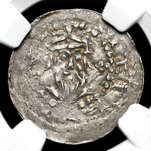GERMANY, Mainz-Bardo. Silver Denar, 1031-1051. NGC XF45