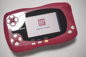 Wonder Swan Crystal handheld console red Japan WondeSwan system US Seller