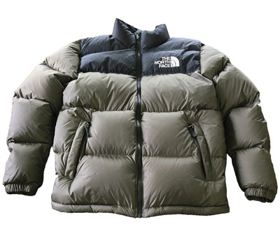 The North Face Kids' 1996 Retro Nuptse Down Jacket Black & Cedar XXL 18/20