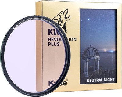 86mm Kase KW Revolution Plus Magnetic Shockproof Neutral Night Broadband Filter