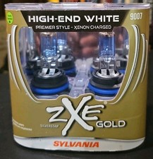 Sylvania Silverstar Zxe Gold 9007 Xenon High-end White Bulbs New Sealed Package