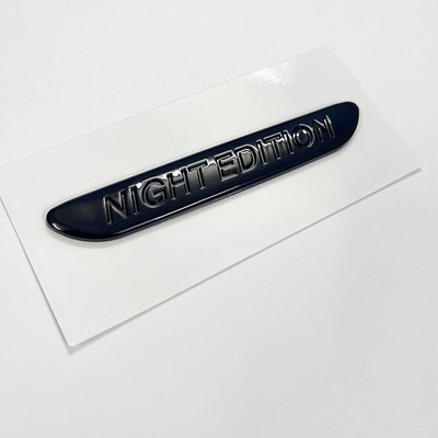 2 Stücke Mercedes Benz AMG NIGHT EDITION Abzeichen Emblem Aufkleber Schwarz Neu