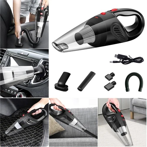4000Pa Handheld Cordless Car Vacuum Cleaner Portable USB Rechargeable Air Duster