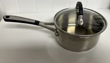 Calphalon Simply Calphalon 1 qt Saucepan with Glass Lid