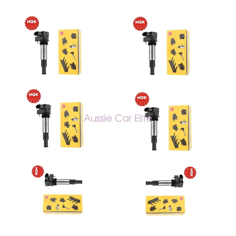 6x OEM NGK Ignition Coil Pack Set For 2005-2015 SAAB 9-3 E50 Wagon 2.8 Turbo V6 - image 3 of 4