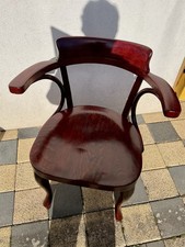 Thonet Fauteuil n.6051 S prodotto circa 1890 con etichetta/timbro