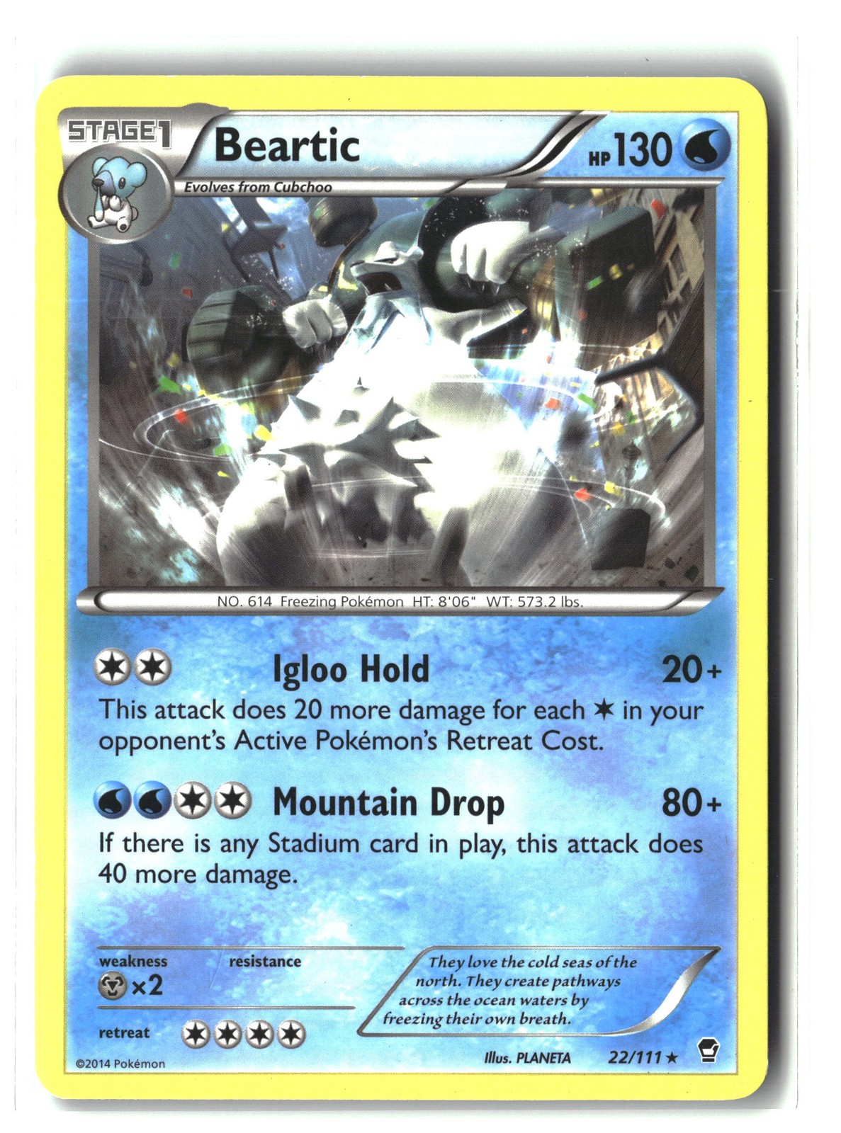XY - Furious Fists #22/111 Beartic