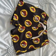 Buc-ees Black w/ Ylw Logo 3 Pocket Lined Swim Shorts Trunks Child Kids Youth 4T