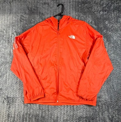 The North Face Novelty Cyclone WindWall Jacket Mens L Orange Standard Fit Hooded