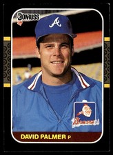 David Palmer 1987 Donruss #325 Braves MLB READ FREE SHIPPING AutographDen