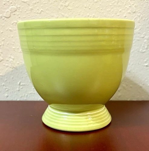 Vintage 1950s Fiesta Fiesta Egg Cup Chartreuse