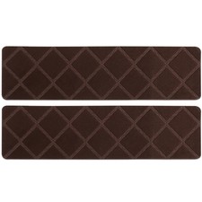  4 Pcs Stair Pad Stick on Carpet for Stairs Step Runners Rugs Non Slip