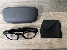 Meta Oakley HSTN Smart Glasses Black Frame Clear to Amethyst Transitions 