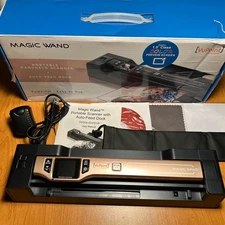 VuPoint Magic Wand Portable Handheld Scanner + Auto-Feed Dock ST470-VP - Used