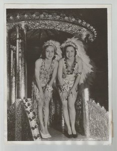 Mimi Lawlor 1932 Parade FLOAT Original 7x9 Catherine Downs SEXY Indian COSTUMES