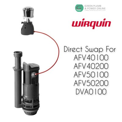Wirquin Macdee Spülventil AFV50100 AFV50200 DUAL Spülsyphon & Drucktaste