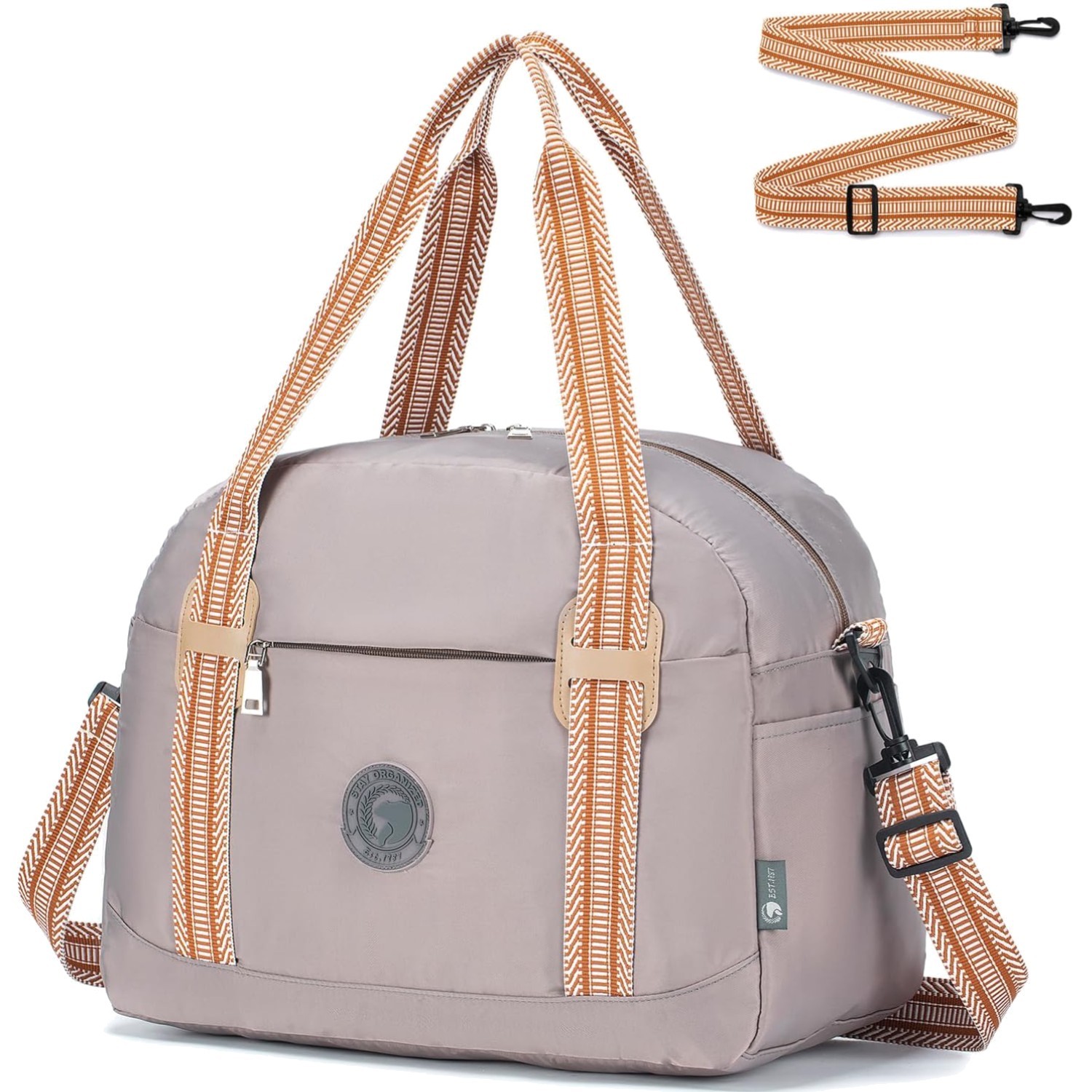 Sac cabine sous siège BAGZY 40x30x20 kaki anti frais de bagage