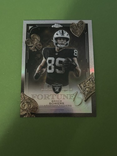2025 Topps Chrome Brock Bowers Refractor (RAW)