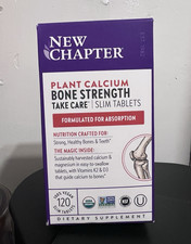 New Chapter Calcium Bone Strength 120 Tablets...